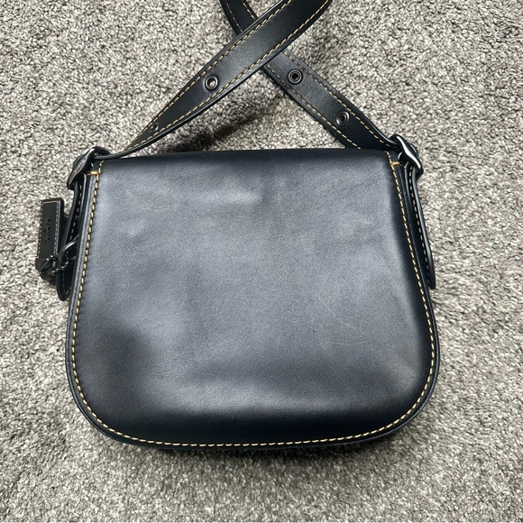 Coach Saddlebag 23 75th Anniversary Crossbody in Black - Picture 3 of 11